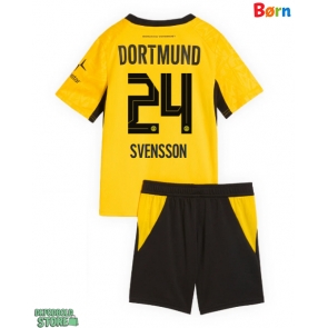 Borussia Dortmund Daniel Svensson #24 Replika Babytøj Hjemmebanesæt Børn 2026-27 Kortærmet (+ Korte bukser)